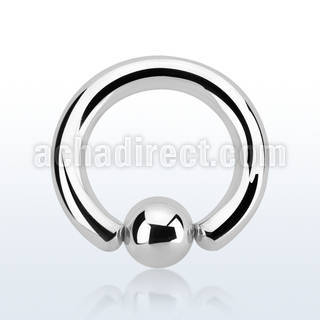 bcr6g 316l steel ball closure ring, 6g (4mm) w a 8mm ball
