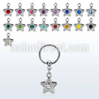 bcrs398 steel bcr 1.2mm w a star w single crystal in the center