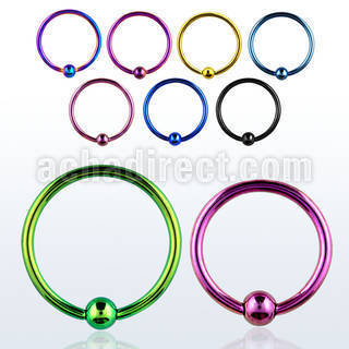 bcrt18s premium pvd 316l steel ball closure ring w 2 5mm ball