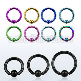 bcrt premium pvd 316l steel closure ring w 4mm ball