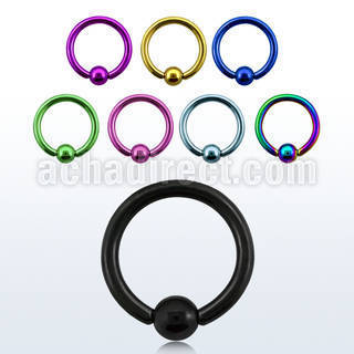 bcrte premium pvd 317l steel ball closure ring w 3mm ball