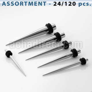 blk93 bulk of 316l steel nail plug with double o ring in sizes