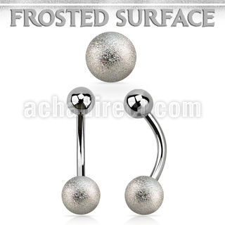 bnfo6 steel belly banana with a lower 6mm frosted steel ball
