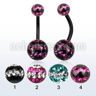bnt2frgd anodized 316l steel belly banana w tri line ferido ball
