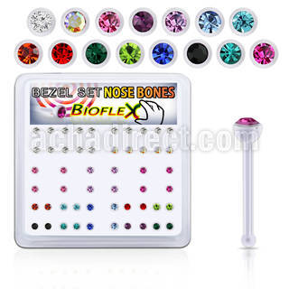 bxa33 box w 120 bio  flex nose bones w 2mm crystals