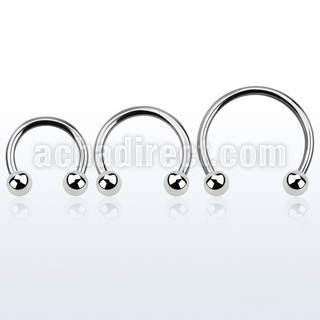 cbmb5l xxl steel circular barbell, 14g w 5mm balls