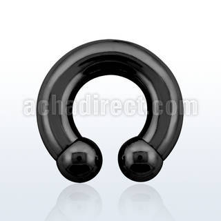 cbrt0 pvd 316l steel 8mm circular barbell w intern 12mm balls