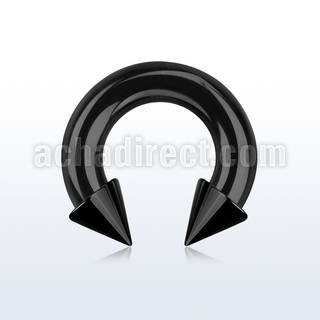 cbtcn4 pvd plated 316l 5mm circular barbell with 7mm cone
