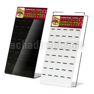 dac35 empty display with rubber band hold 40 pcs jewelery