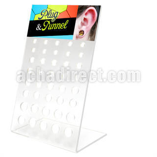 dac55 empty display for screw plug tunnel with 40 holes