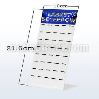 dac82 empty display for 40 pcs jewelery w rubber band