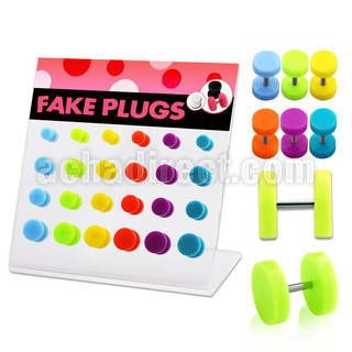 dacb115 board of acrylic illusion fake plug without o ring