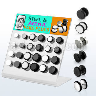 dacb50 display board of assorted illusion fake plugs