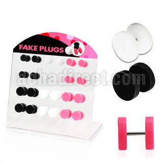 dacb78c board of acrylic fake plug without rubber o ring