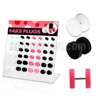 dacb79 board of acrylic fake plug without rubber o ring