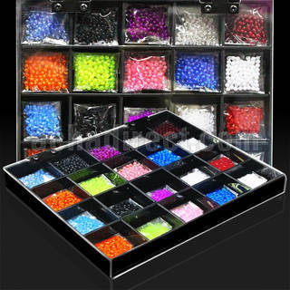 dmbj2 display 2000 bolas conos acrilico uv 3mm rosca mayorista