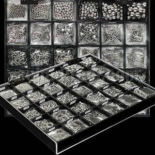 dmbj37 assorted 316l steel blue clear cover body jewelry parts