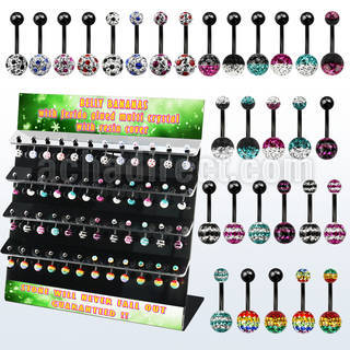dmcd10 display w anodized belly banana w mix design ferido ball