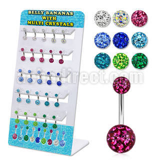 dmix4 box of 316l steel belly banana with ferido balls