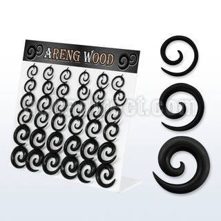 dmxp15 board with 36 pcs of areng wood spiral tapers