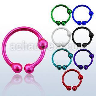 fns05p color silver fake nose clip with 2mm ball diameter 8mm