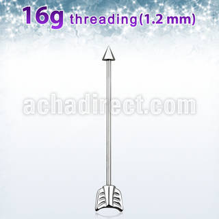 indsaw barbell industrial acero quirurgico cono 4mm final flecha distribuidor mayorista