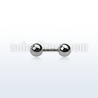 ipb4 316l steel fake plug with two 4mm ball shaped ends