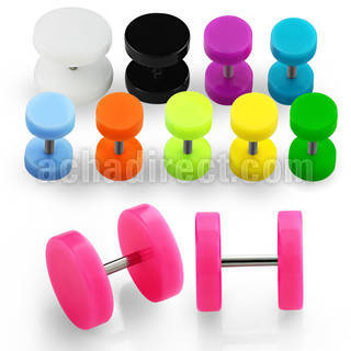 ipvrd acrylic fake plug without o rings size 4mm to 12mm