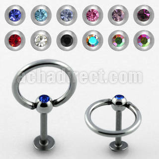 lbcsl labret acero quirurgico aro bola joya bisel 3mm al por mayor