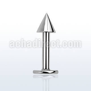 lbmncn 16g 316l steel monroe piercing with 3mm cone