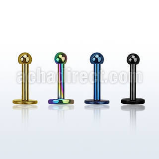 lbtbmc2 anodized 18g 316l steel monroe piercing with 2mm ball