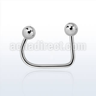 lsb5 surgical steel vertical labret 1 6mm 4mm ball