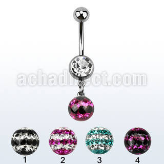 mcd626d 316l banana w jewel tri line ferido ball ball