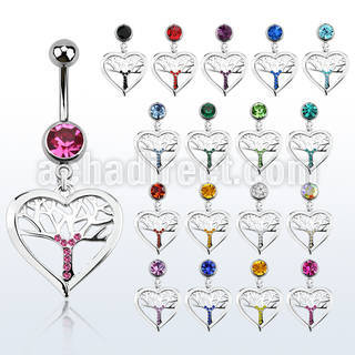 mcd751 steel belly banana w dangling tree of life symbol