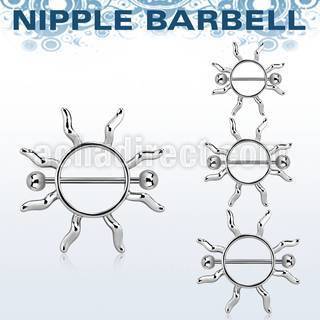 mcnp104 janet jackson nipple shield w 316l steel barbell w balls