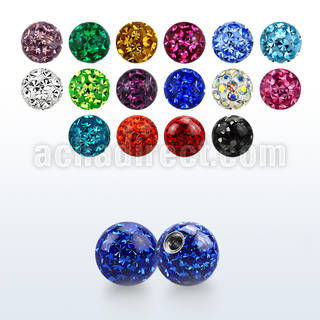 mfr4s 4mm multi crystal ball with resin 1 2mm threading