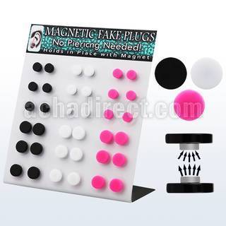 mgmpr7 board of magnetic plugs w o ring in black