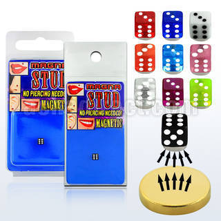 mgvdi4 4mm uv acrylic cone magna stud with magnet backing