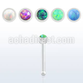 nbao1 acrylic nose bone w a 1.5mm synthetic opal