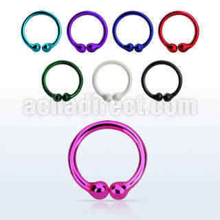 nc8p color silver non piercing nose clip with diameter of 8mm