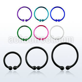 ncp color plated silver wire non piercing fake nose clip