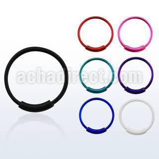 ns02bl aro nariz continuo plata esterlina colores 0 6mm 10mm 1 pieza al por mayor