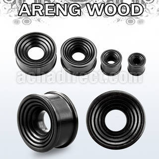 phar areng wood double flared tunnel with conical openings
