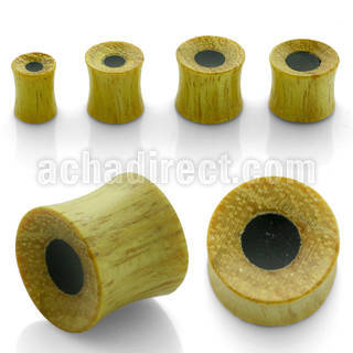 pjwac double flare jack fruit wood plug w areng wood centre