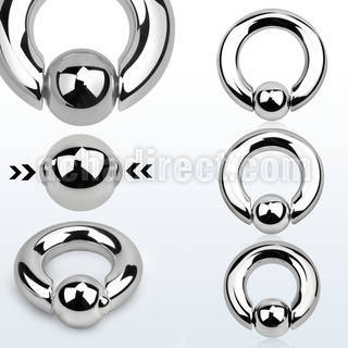 sbcr2 316l steel spring loaded ball closure ring 2g 10mm ball