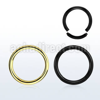 segt12 black pvd 316l steel segment ring diameter 10 16mm