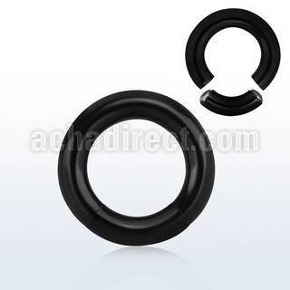 segt4 black pvd 316l steel segment ring diameter 12 16mm