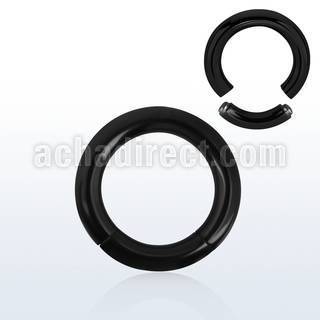 segt6 black pvd 316l steel segment ring diameter 12 16mm