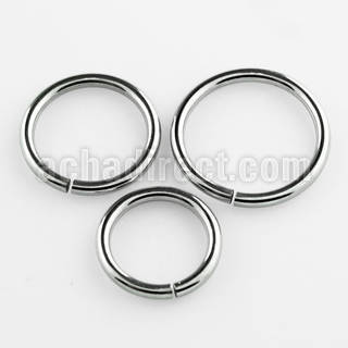 sel14 high polished 316l steel seamless ring diamter 8 14mm
