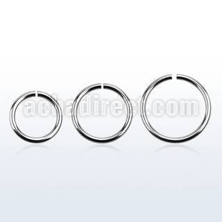 sel16 high polished 316l seamless steel ring diamter 6 12mm